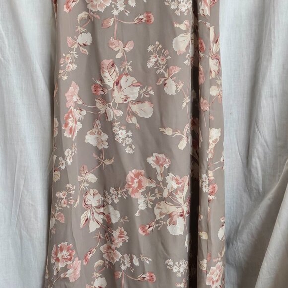 Lauren Ralph Lauren Floral Pastel Silk Maxi Dress - Picture 3 of 9